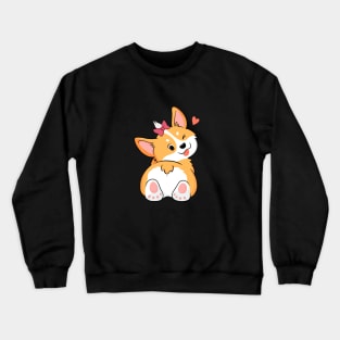 Lady Corgi Crewneck Sweatshirt